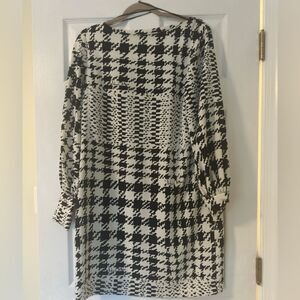 Richard Allen & H&M black and white Long Sleeves dress